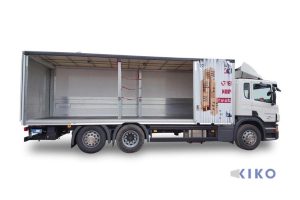 KIKO 20 Einseitig Schiebeplane, andere Seite SchwenkWandAufbau