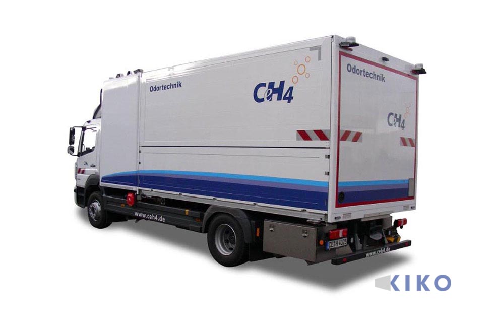 KIKO 10 Spezialaufbau, Unterwand aus Alu