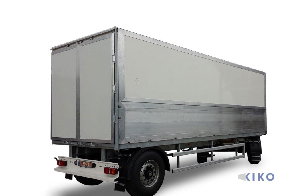 KIKO 10 Anhänger mit Türen, Unterwand aus Alu