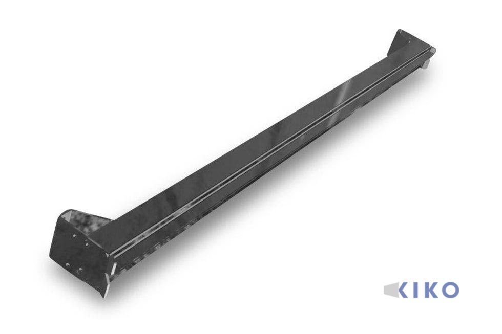 Stirnwandträger komplett mit Anschraubplatten für Außenrahmenhöhe 140 bzw. 160 mm.